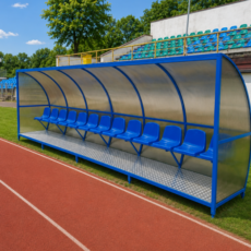 Wiata stadionowa z podestem